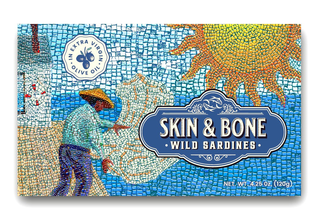 Skin And Bone Premium Wild Caught Sardines in Extra Virgin Olive Oil
